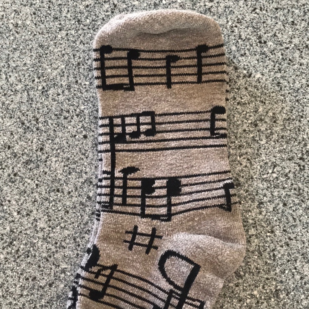 So cute!! Music Design Socks - Picture 4 of 4